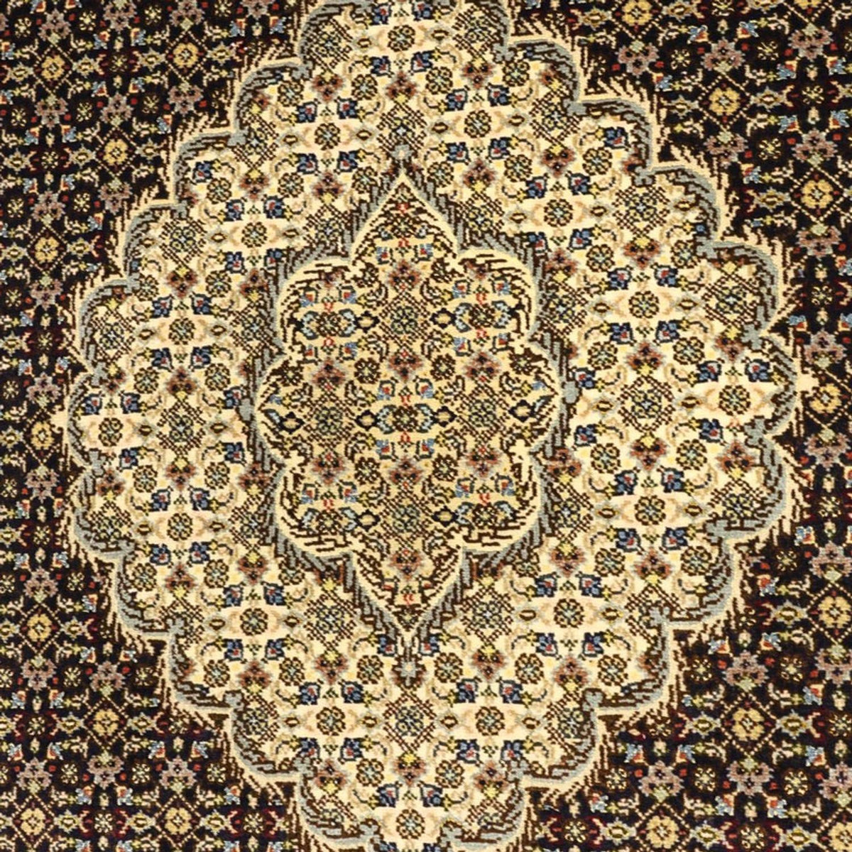 Persisk matta - Tabriz - Royal - 146 x 102 cm - mörkgrön