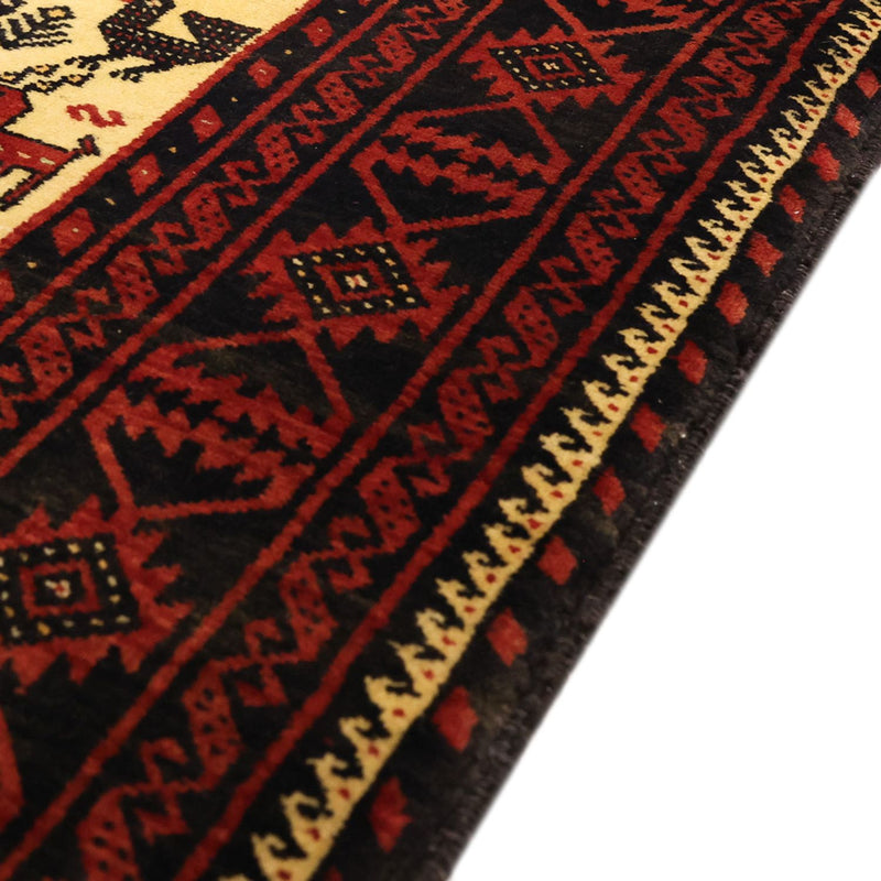 Runner Baluch-matta - 196 x 103 cm - beige