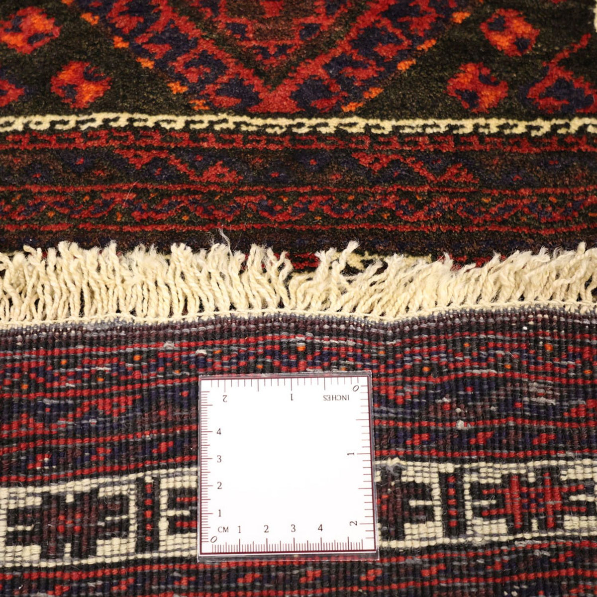 Runner Baluch-matta - 194 x 102 cm - mörkröd