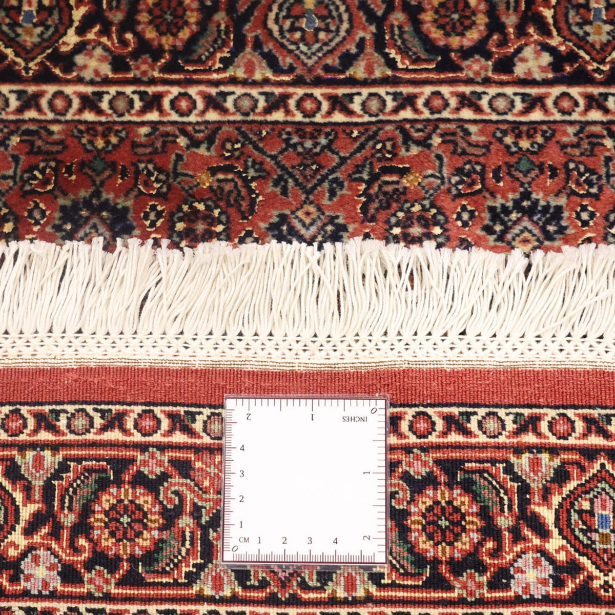 Persisk matta - Bijar - 140 x 72 cm - mörkröd