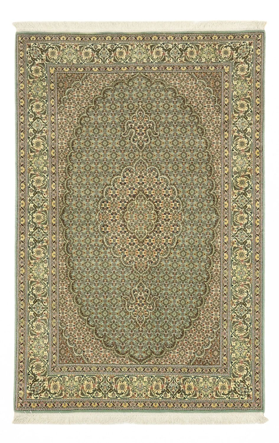 Persisk matta - Tabriz - Royal - 153 x 101 cm - olivgrön