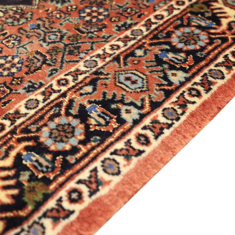 Persisk matta - Bijar - 140 x 68 cm - mörkröd