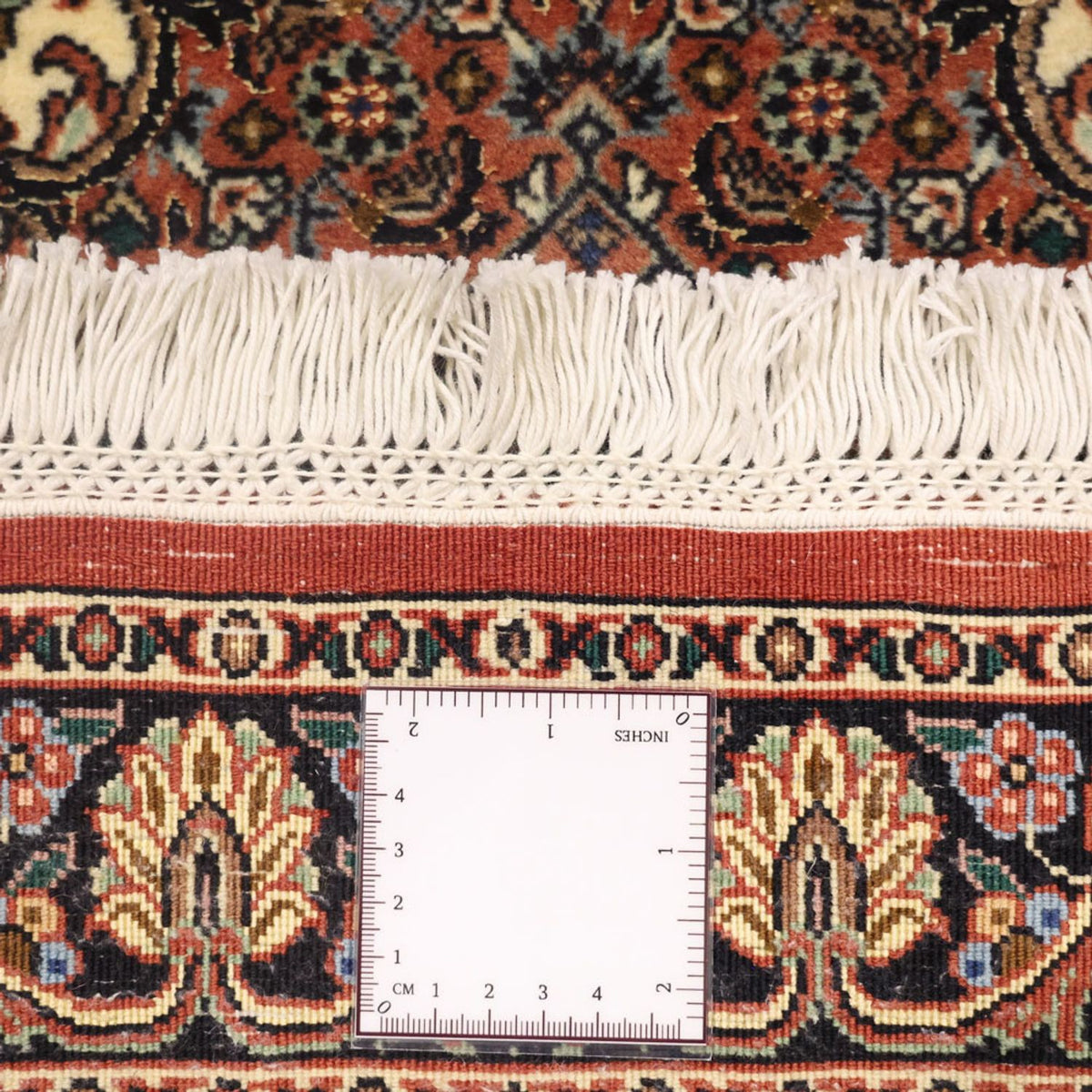 Persisk matta - Bijar - 145 x 73 cm - mörkröd