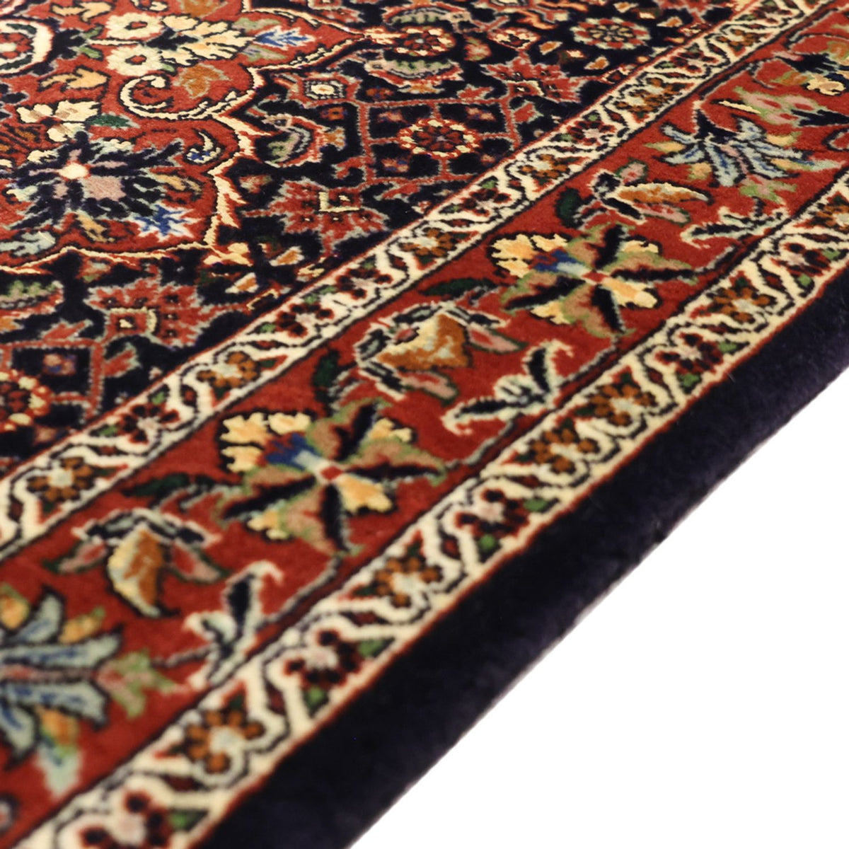 Persisk matta - Bijar - 139 x 70 cm - mörkröd