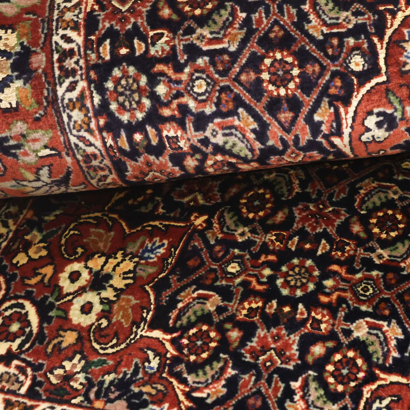 Persisk matta - Bijar - 139 x 70 cm - mörkröd