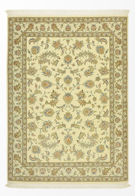 Persisk matta - Tabriz - Royal - 151 x 108 cm - beige