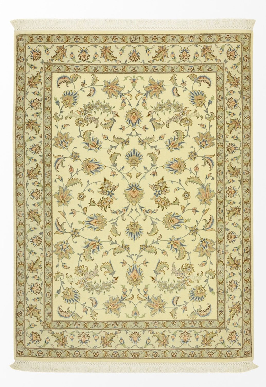 Persisk matta - Tabriz - Royal - 151 x 108 cm - beige