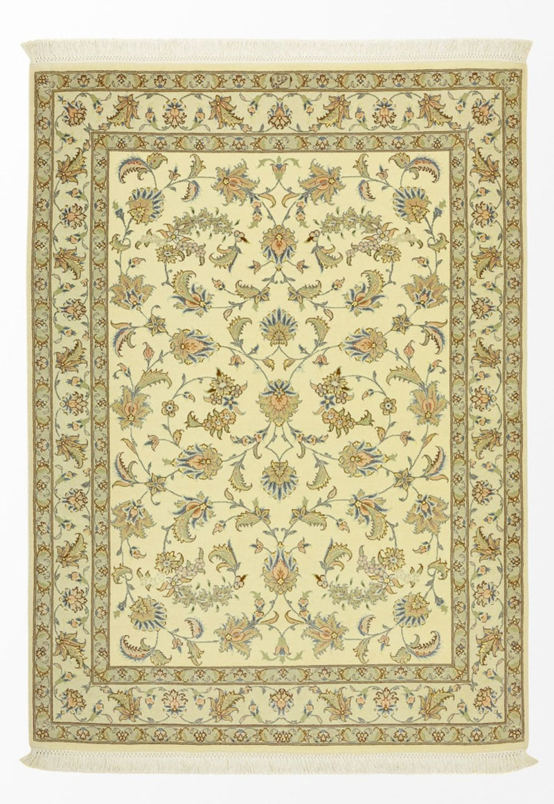 Persisk matta - Tabriz - Royal - 151 x 108 cm - beige
