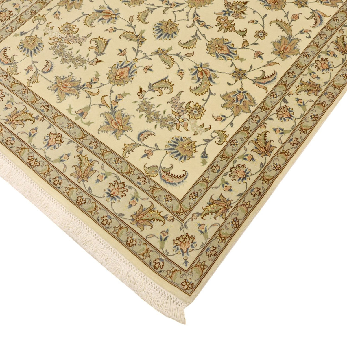 Persisk matta - Tabriz - Royal - 151 x 108 cm - beige