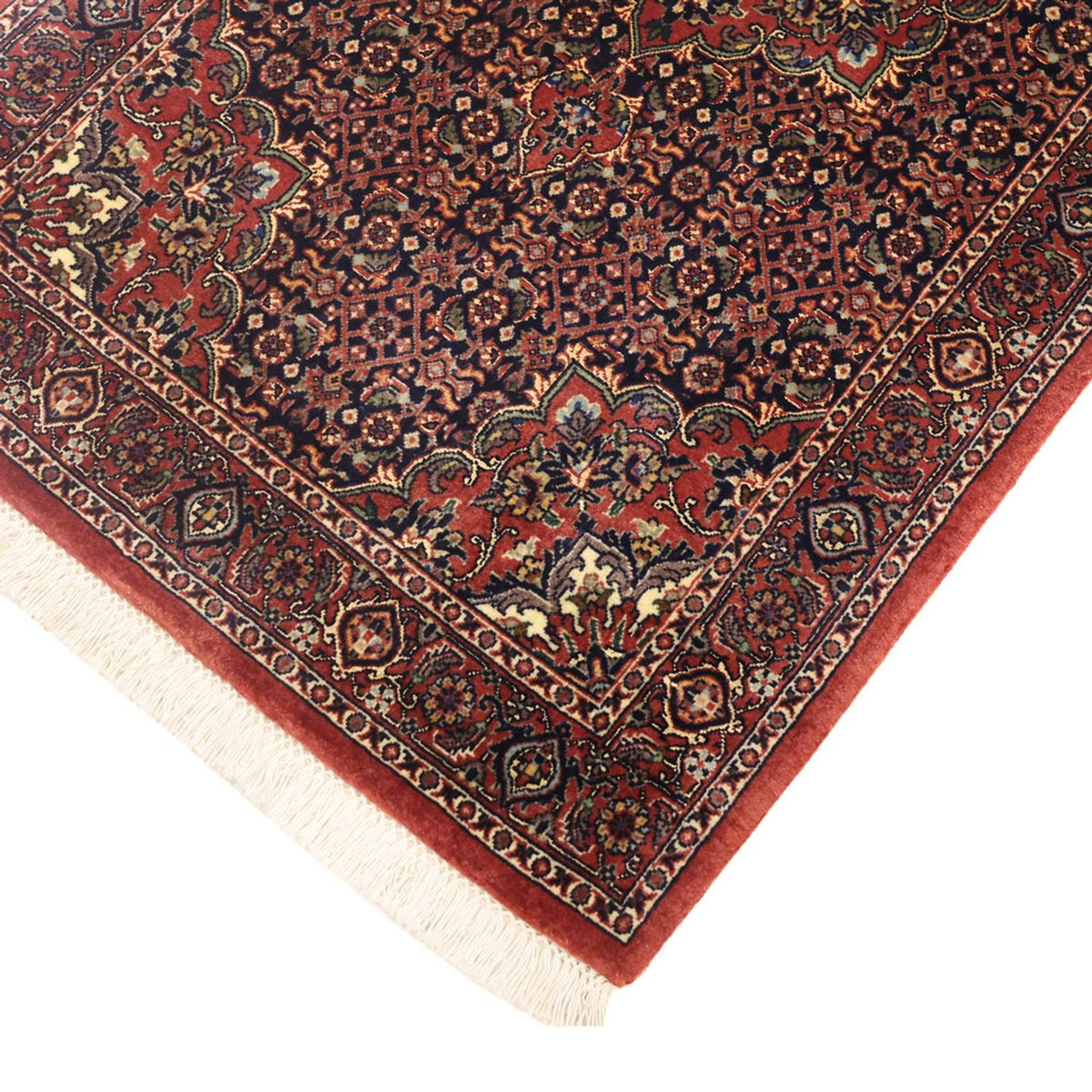 Persisk matta - Bijar - 136 x 69 cm - mörk beige