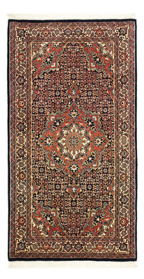 Persisk matta - Bijar - 136 x 72 cm - mörk beige