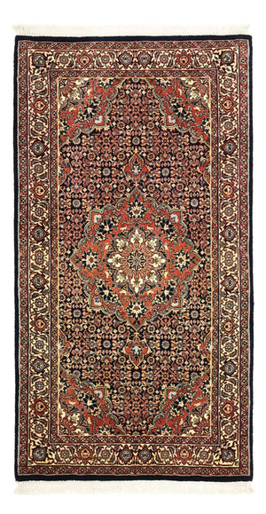 Persisk matta - Bijar - 136 x 72 cm - mörk beige