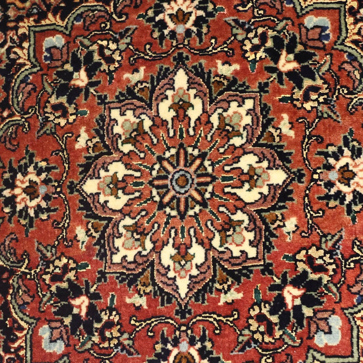 Persisk matta - Bijar - 136 x 72 cm - mörk beige