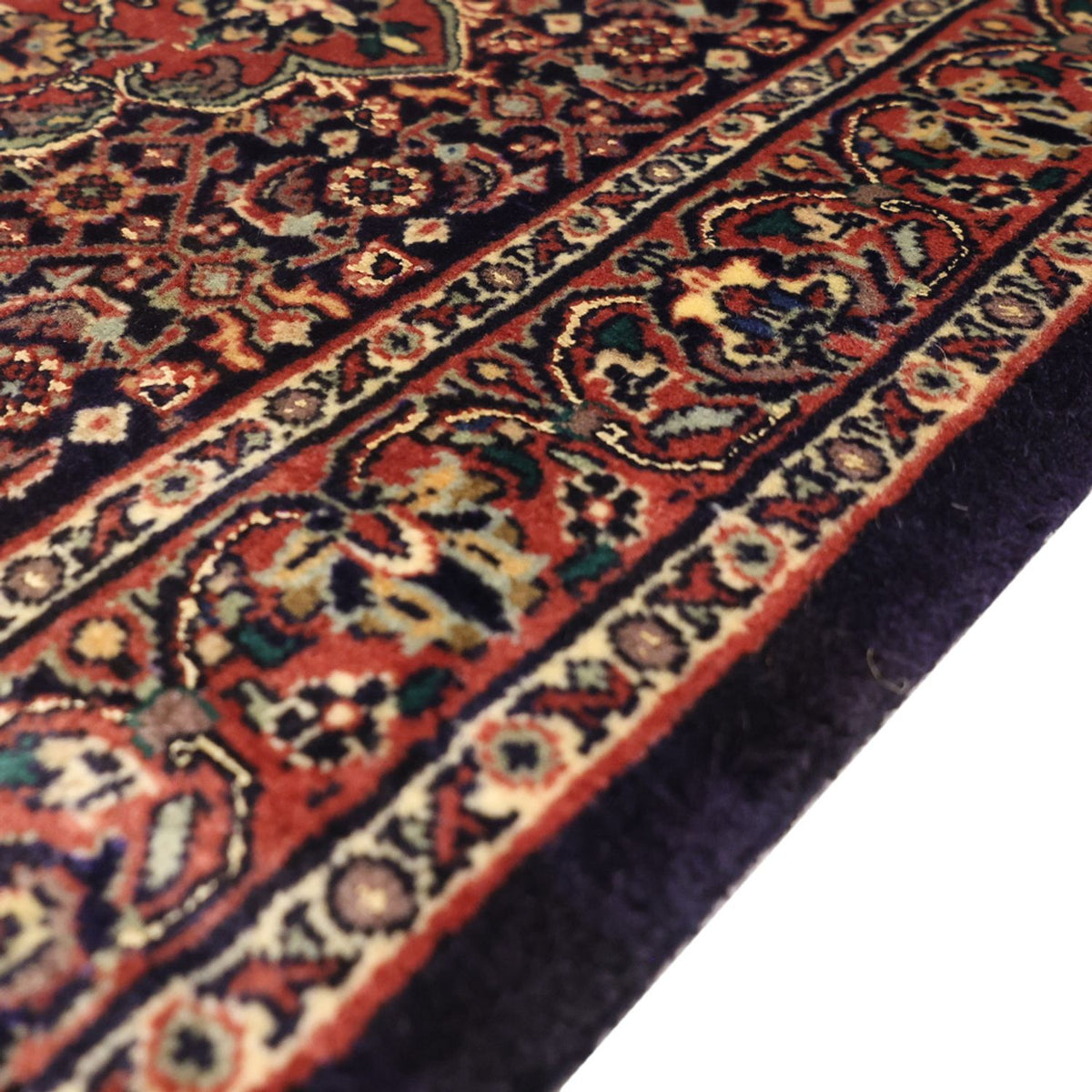 Persisk matta - Bijar - 136 x 73 cm - mörk beige