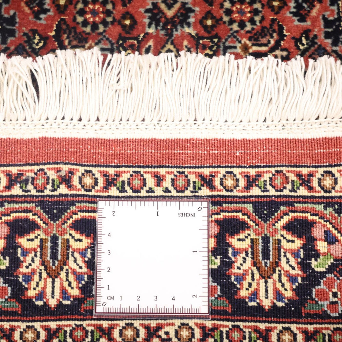 Persisk matta - Bijar - 148 x 69 cm - mörkröd