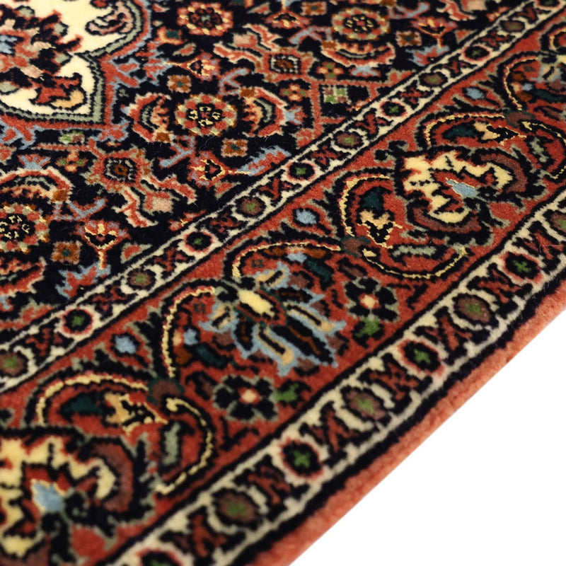 Persisk matta - Bijar - Kungliga - 137 x 70 cm - mörkröd