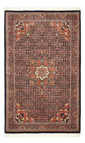 Persisk matta - Bijar - Kungliga - 147 x 91 cm - mörkröd