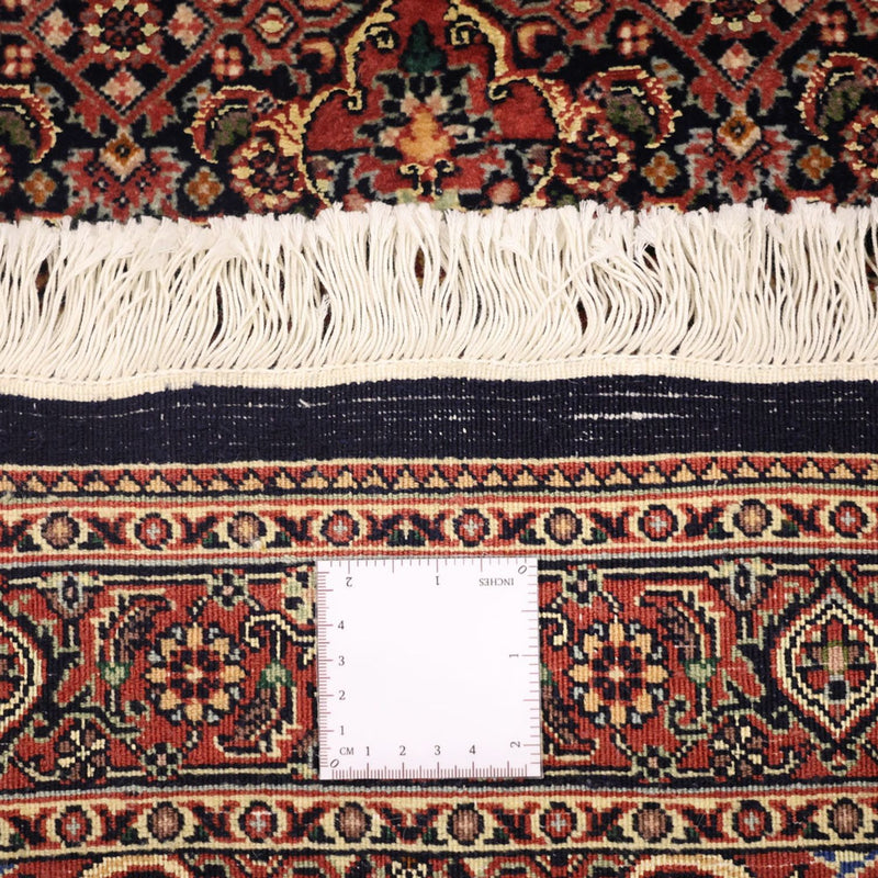 Persisk matta - Bijar - Kungliga - 147 x 91 cm - mörkröd