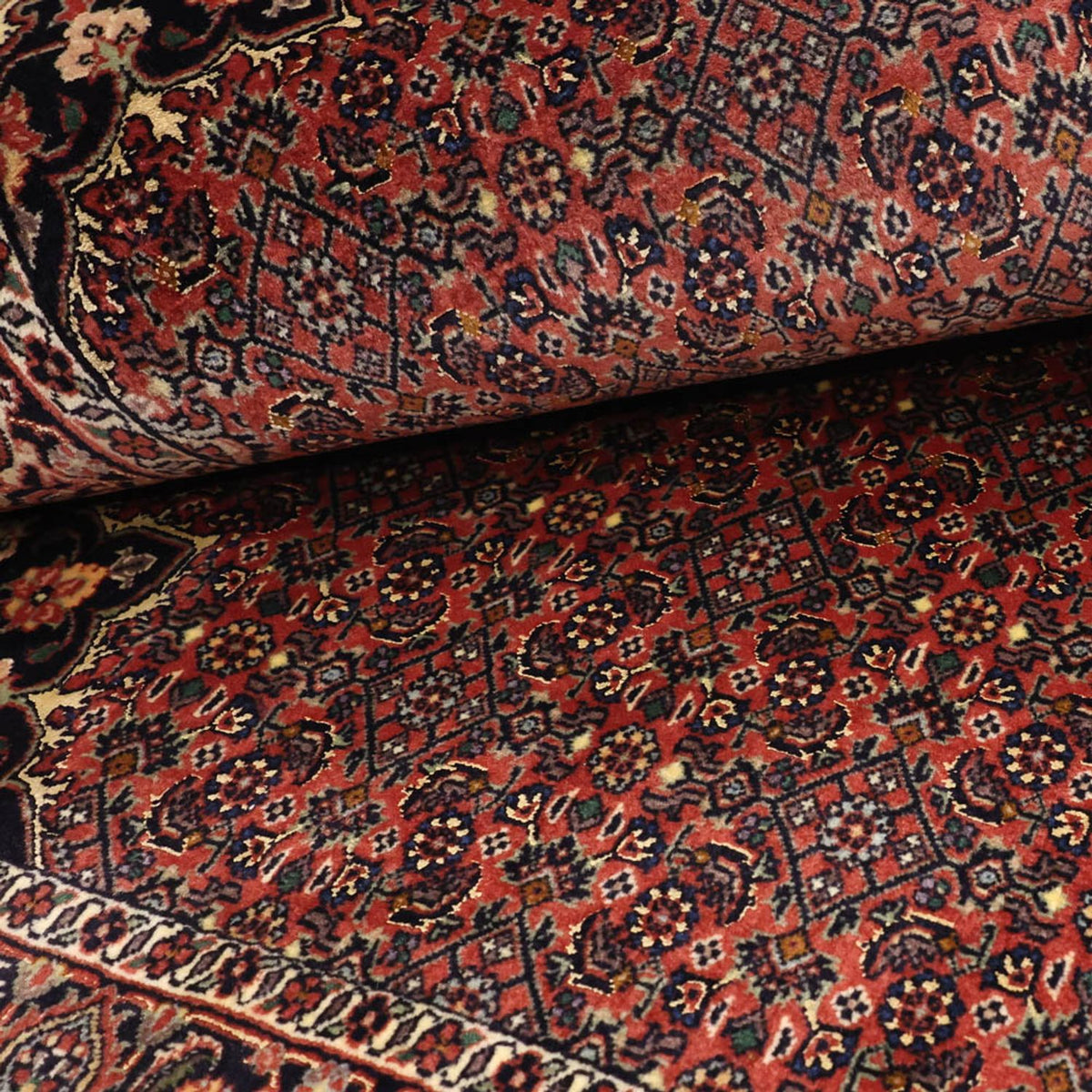 Persisk matta - Bijar - Kungliga - 154 x 90 cm - rost