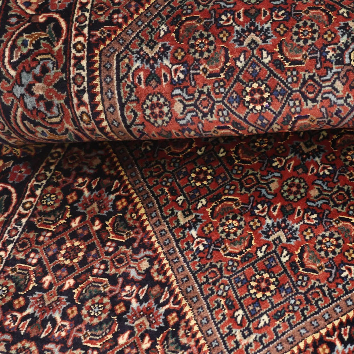 Persisk matta - Bijar - Kungliga - 135 x 70 cm - rost