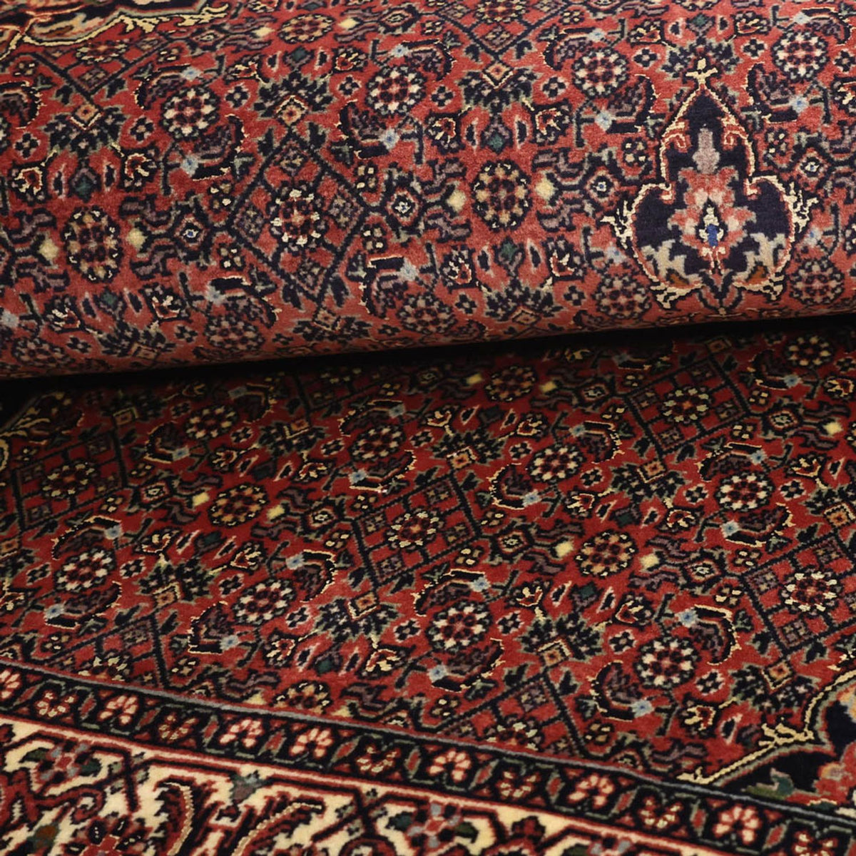 Persisk matta - Bijar - Kungliga - 145 x 101 cm - rost