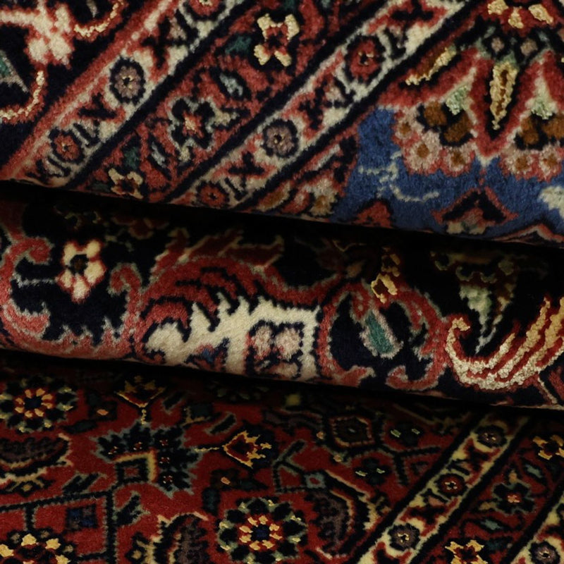 Persisk matta - Bijar - Kungliga - 204 x 145 cm - mörkröd