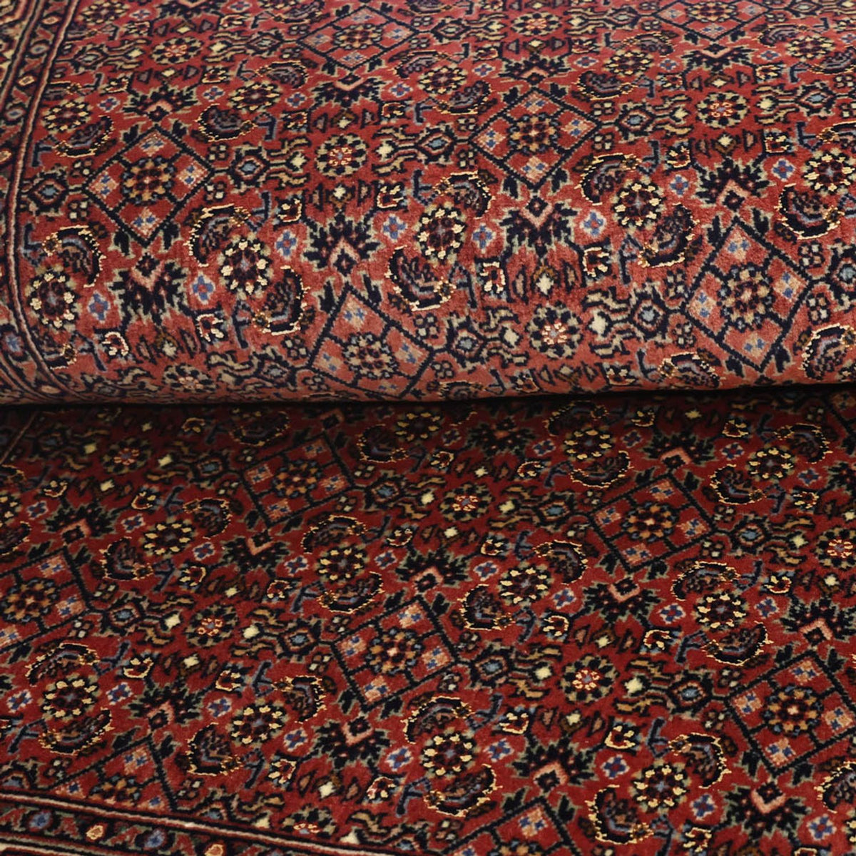 Persisk matta - Bijar - Kungliga - 148 x 91 cm - mörk beige