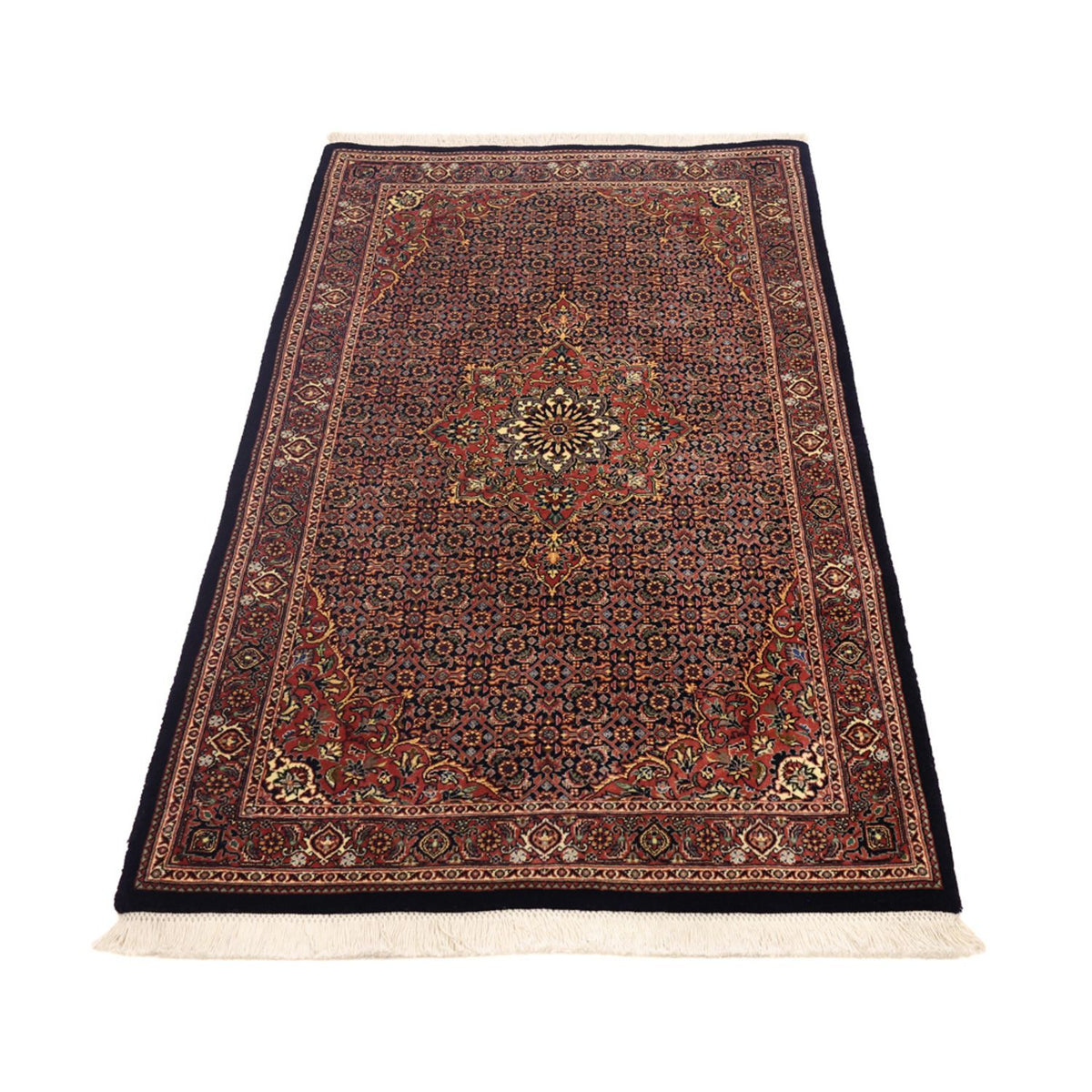 Persisk matta - Bijar - Kungliga - 154 x 89 cm - mörk beige