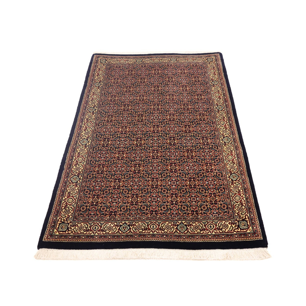 Persisk matta - Bijar - Kungliga - 150 x 91 cm - mörk beige
