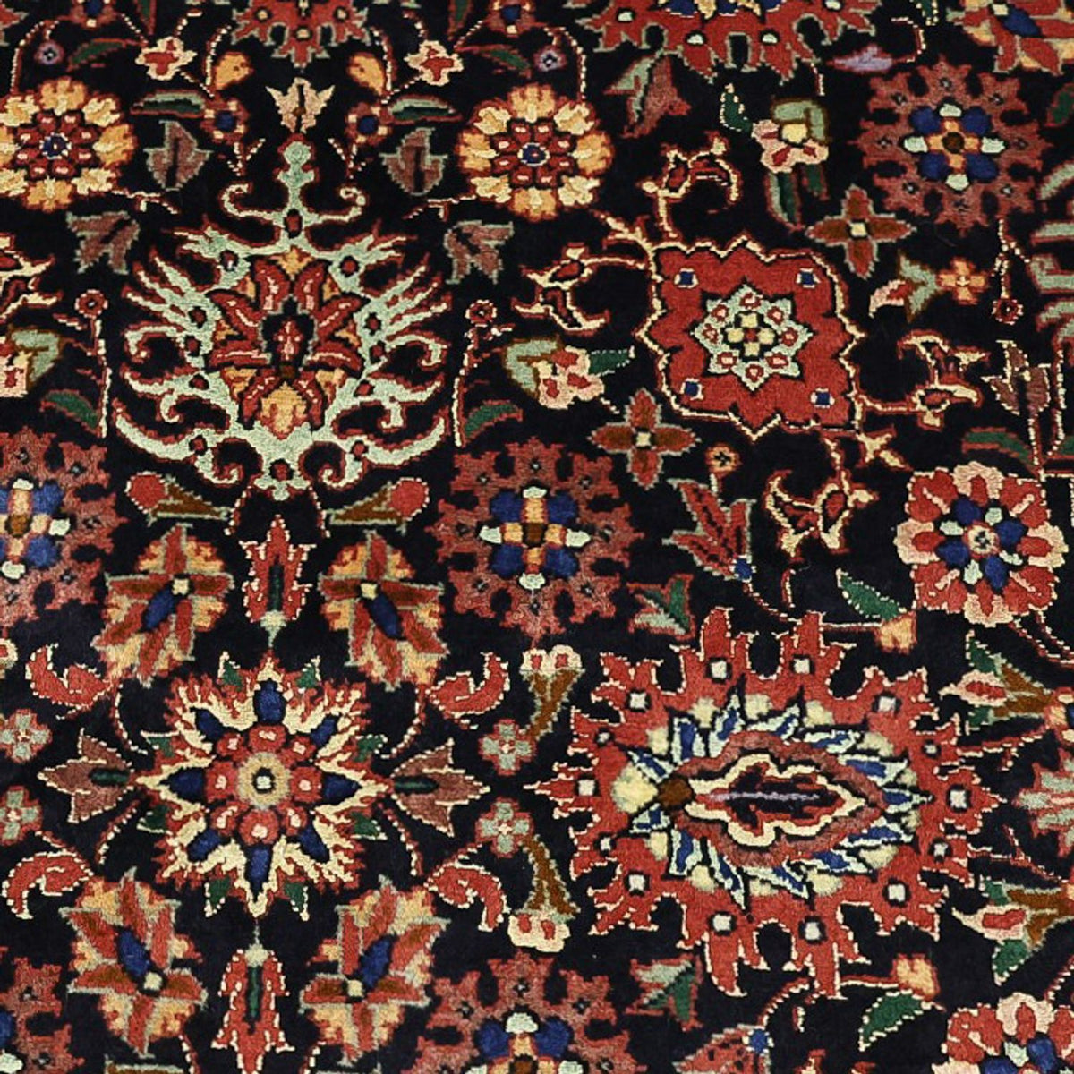 Persisk matta - Bijar - Kungliga - 208 x 132 cm - mörkblå