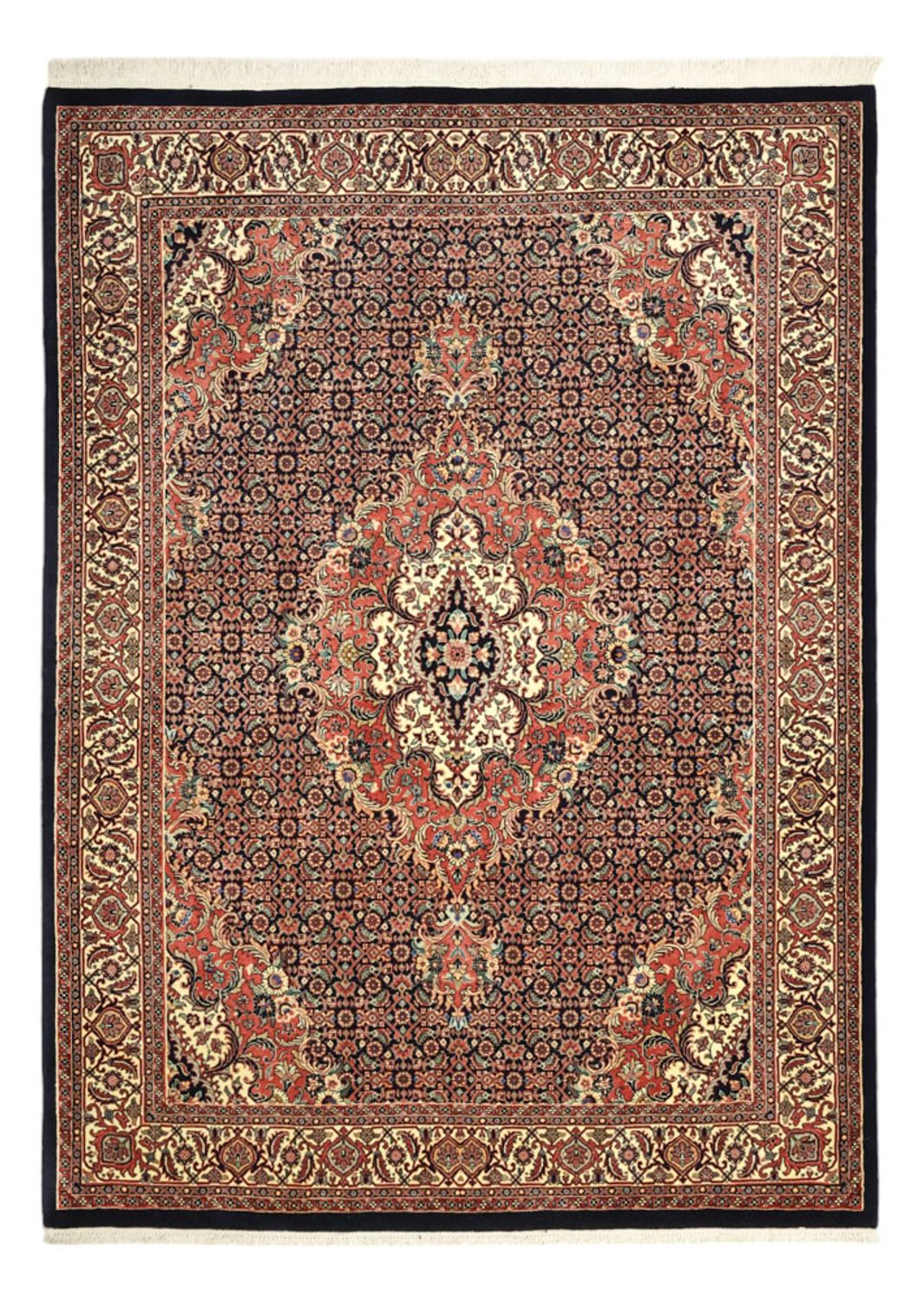 Persisk matta - Bijar - Kungliga - 202 x 149 cm - mörk beige