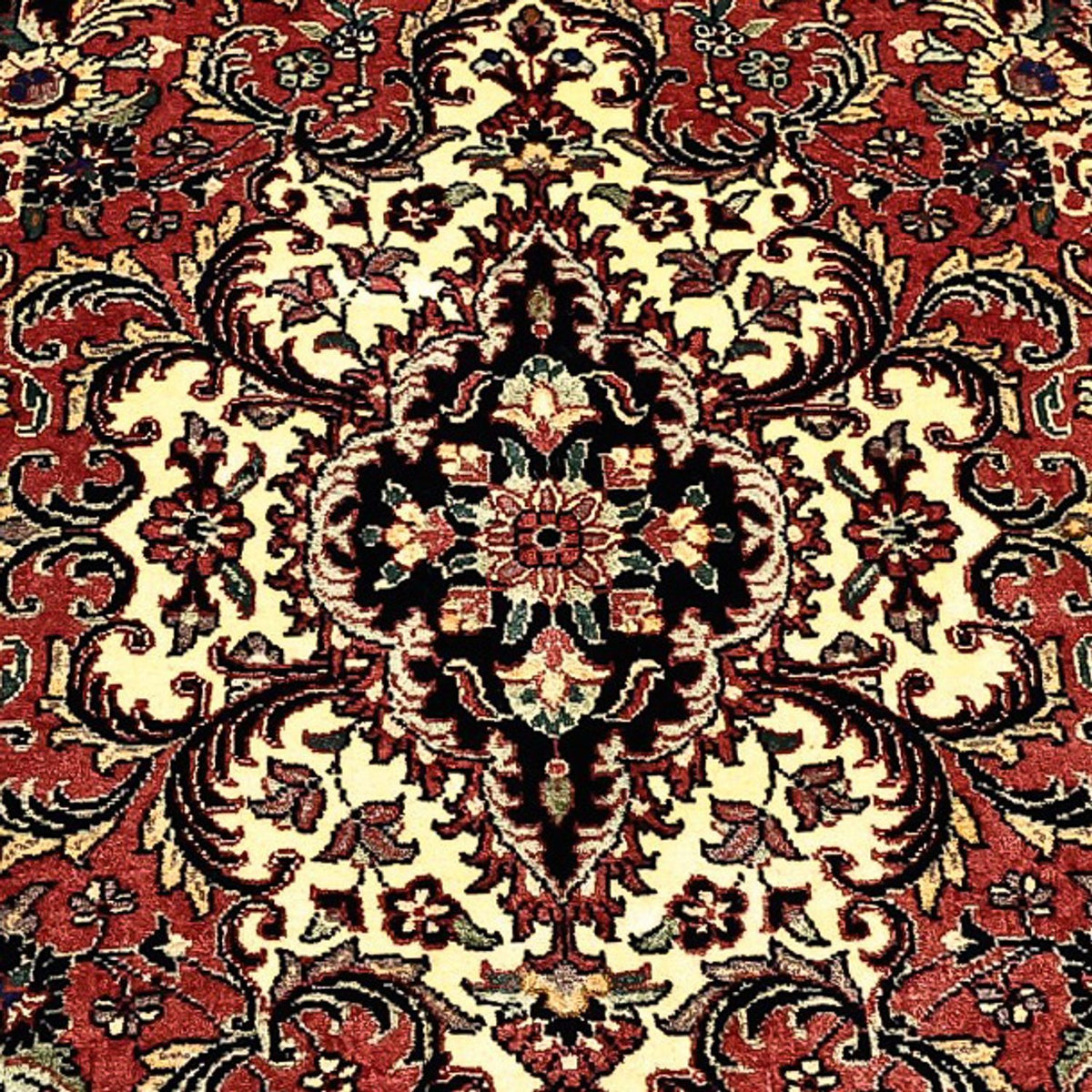 Persisk matta - Bijar - Kungliga - 202 x 149 cm - mörk beige