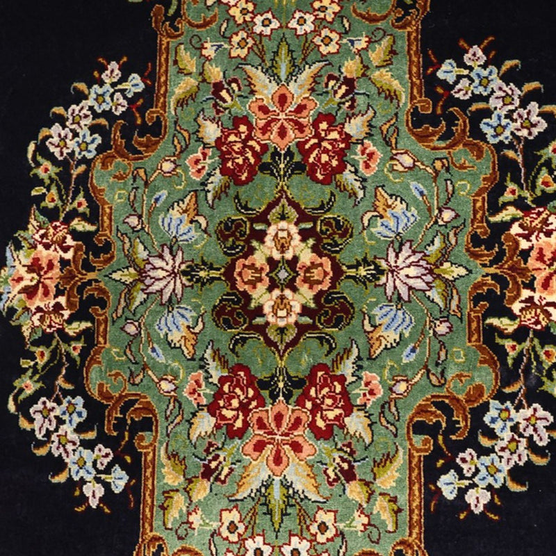 Persisk matta - Classic - 161 x 102 cm - mörkblå