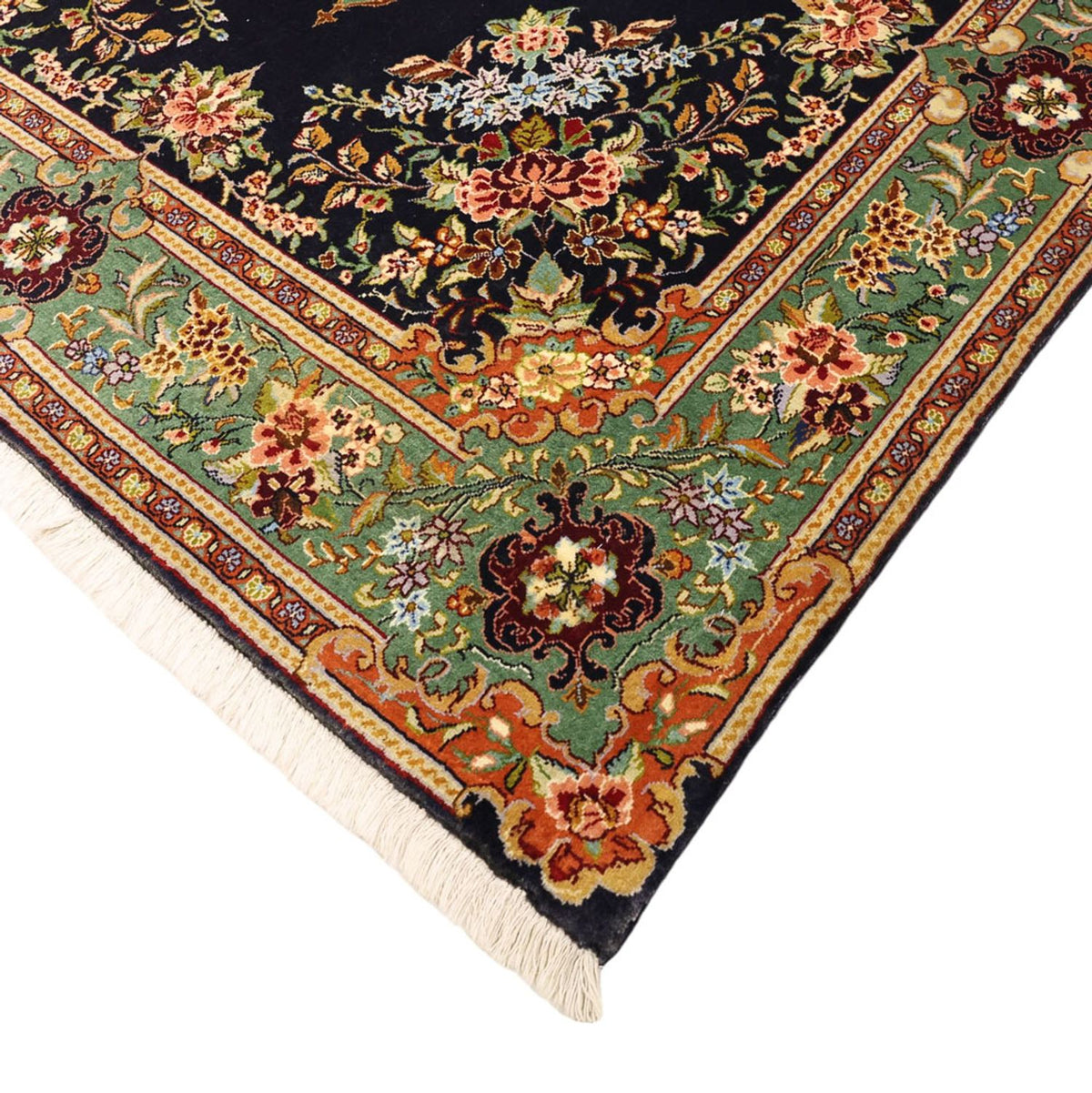 Persisk matta - Classic - 161 x 102 cm - mörkblå