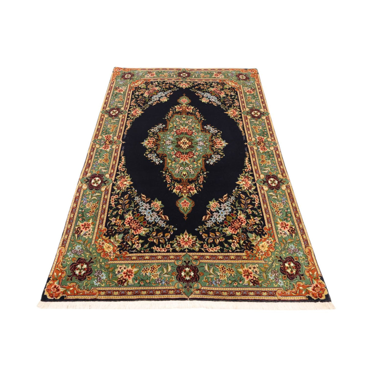 Persisk matta - Classic - 161 x 102 cm - mörkblå