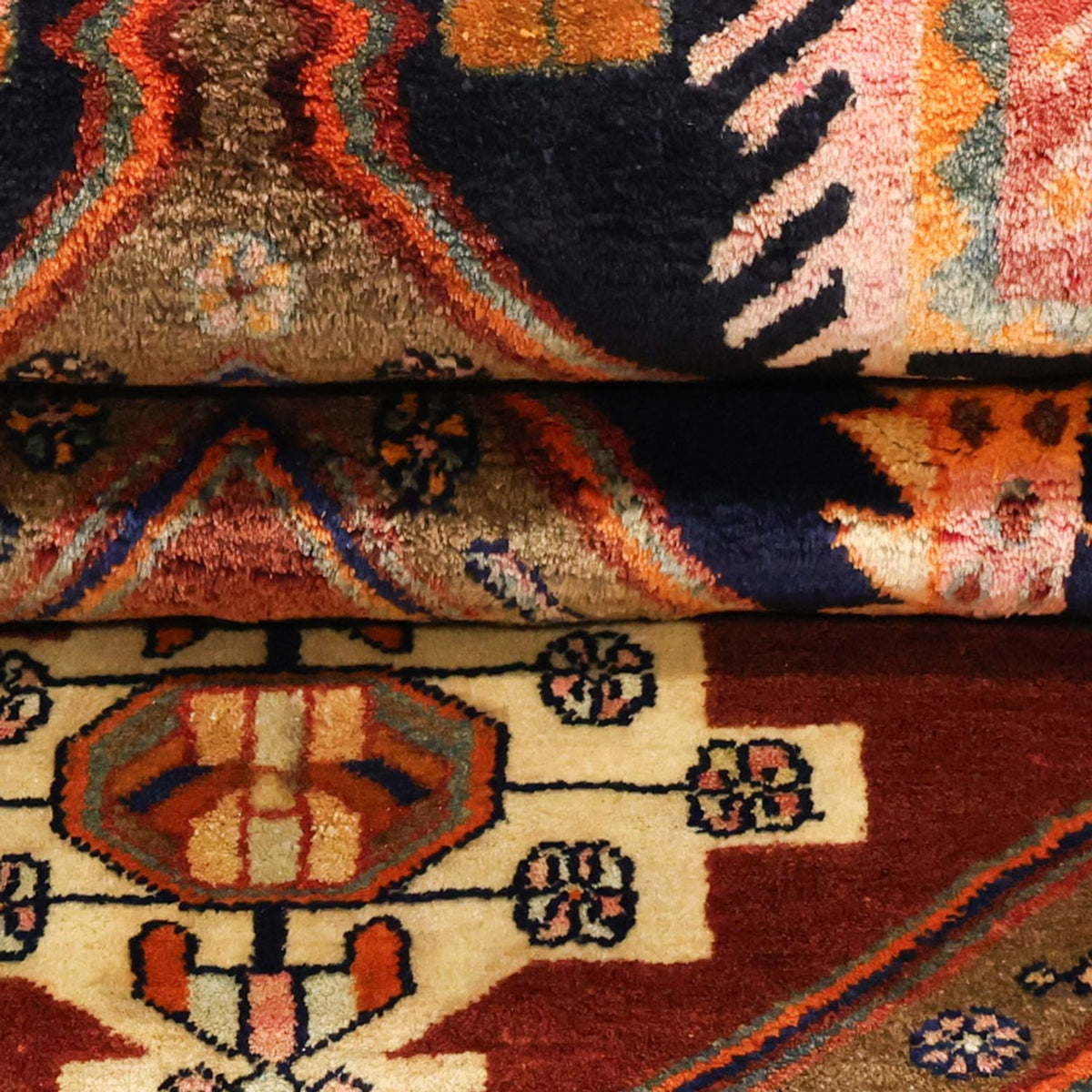 Persisk matta - Bijar - 293 x 174 cm - mörkröd