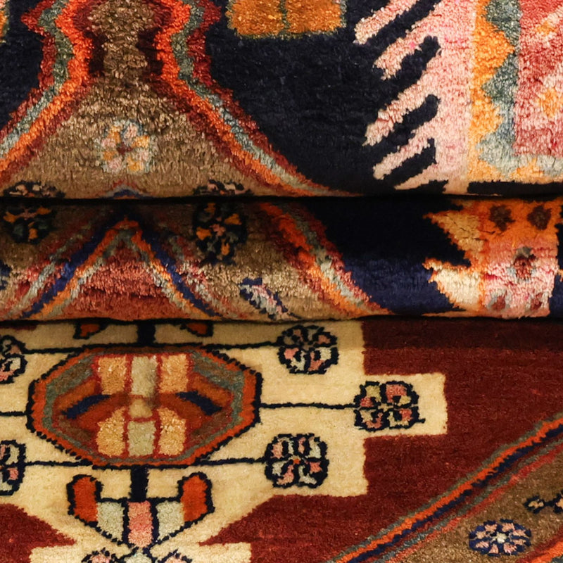 Persisk matta - Bijar - 293 x 174 cm - mörkröd