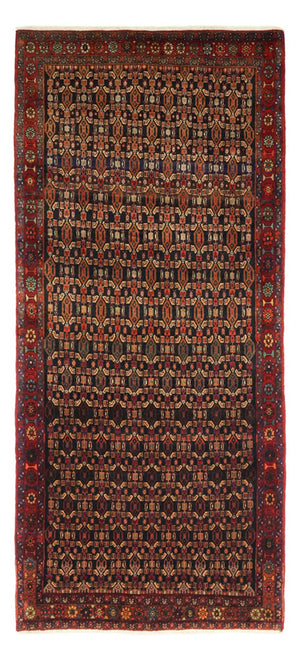 Runner Persisk matta - Nomadic - 294 x 129 cm - mörkröd