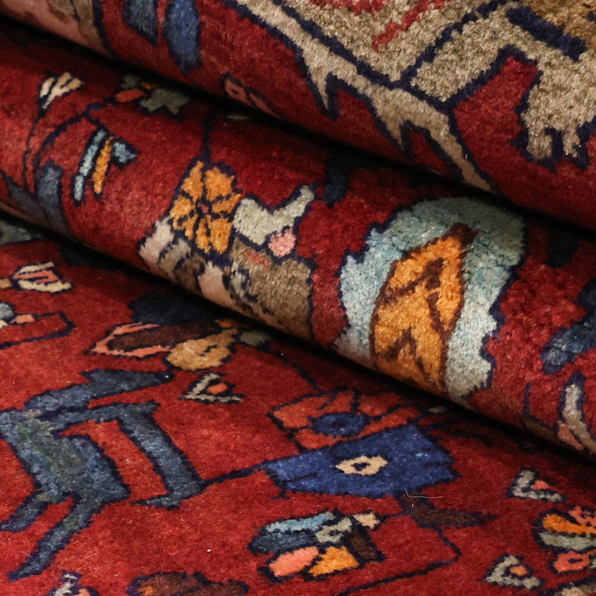 Runner Persisk matta - Nomadic - 331 x 145 cm - röd