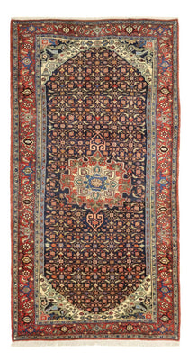 Runner Persisk matta - Bijar - 276 x 146 cm - mörkröd