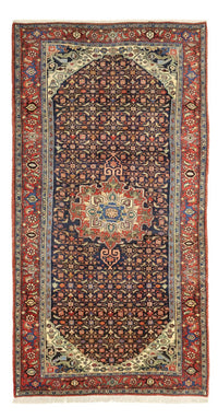 Runner Persisk matta - Bijar - 276 x 146 cm - mörkröd