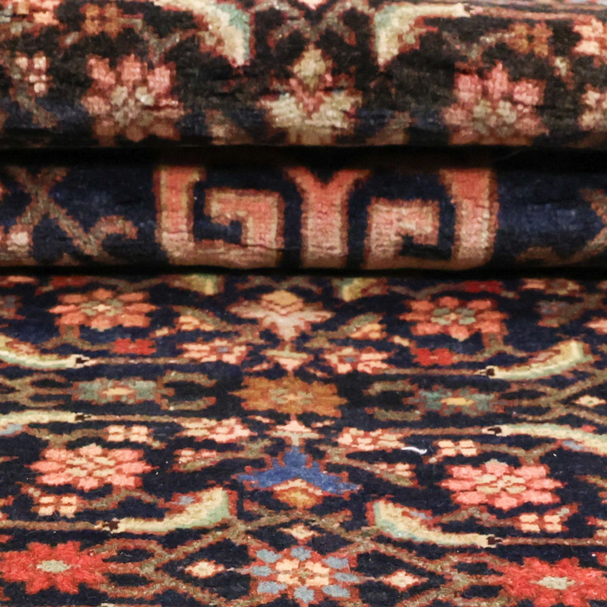 Runner Persisk matta - Bijar - 276 x 146 cm - mörkröd