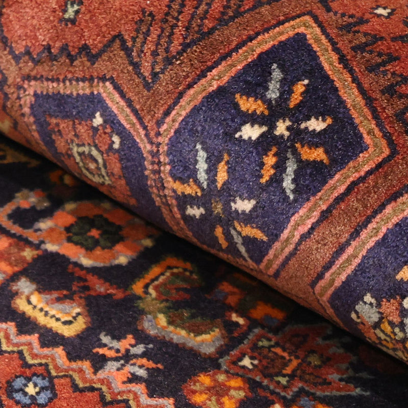 Persisk matta - Nomadic - 158 x 99 cm - mörkröd