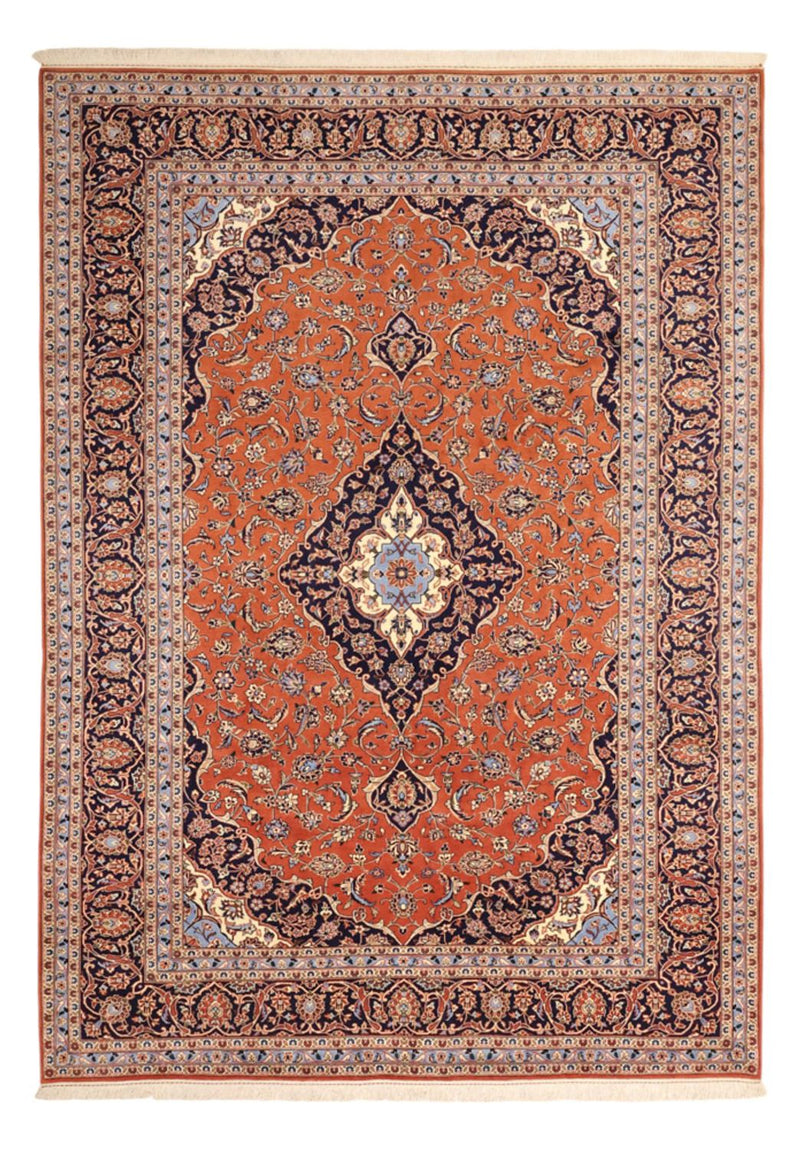 Persiska mattor - Keshan - 343 x 247 cm - ljusröd