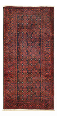 Runner Baluch-matta - 215 x 112 cm - mörkröd