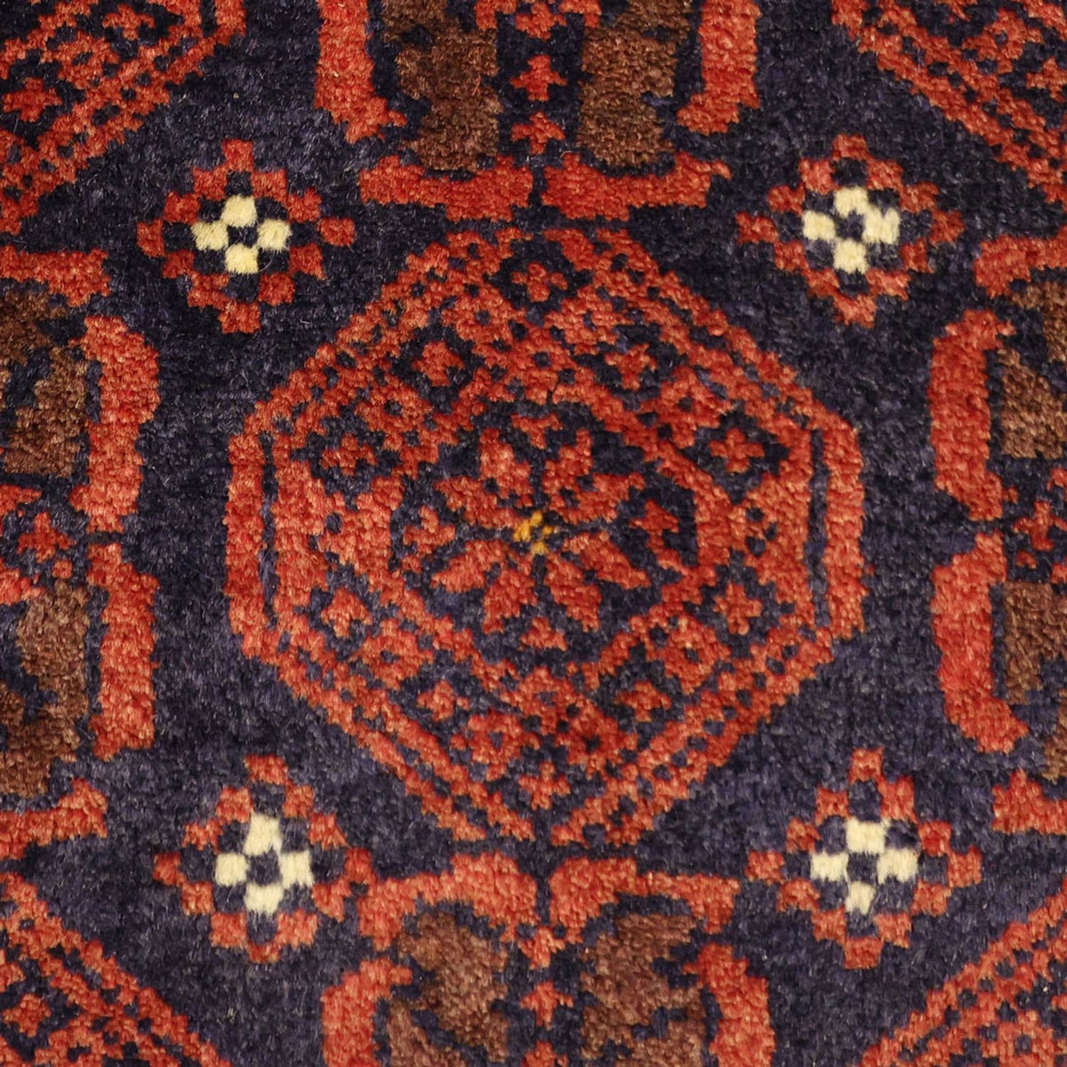 Runner Baluch-matta - 215 x 112 cm - mörkröd