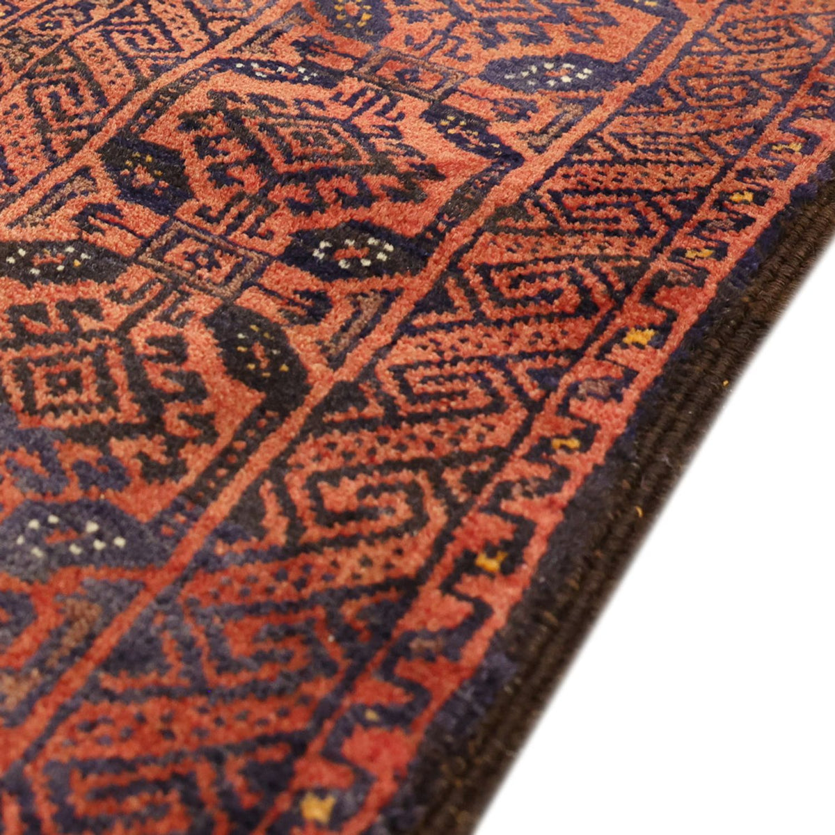 Runner Baluch-matta - 215 x 112 cm - mörkröd