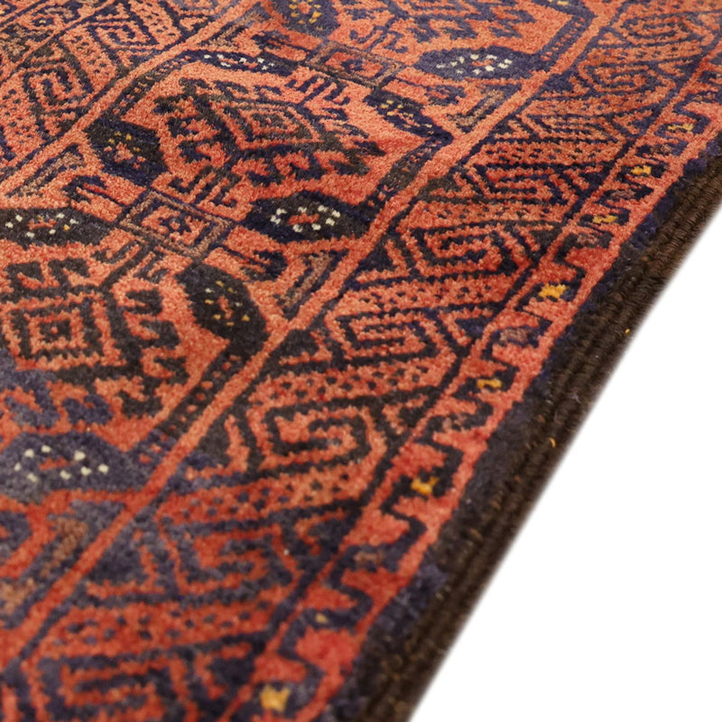 Runner Baluch-matta - 215 x 112 cm - mörkröd