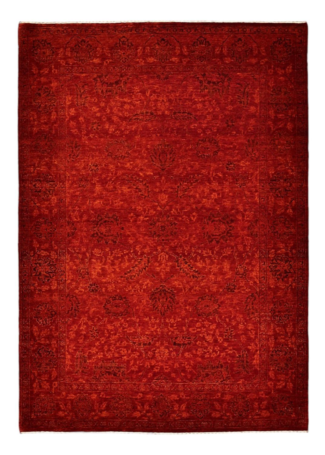 Gabbeh-matta - Loribaft Persian - 200 x 142 cm - röd