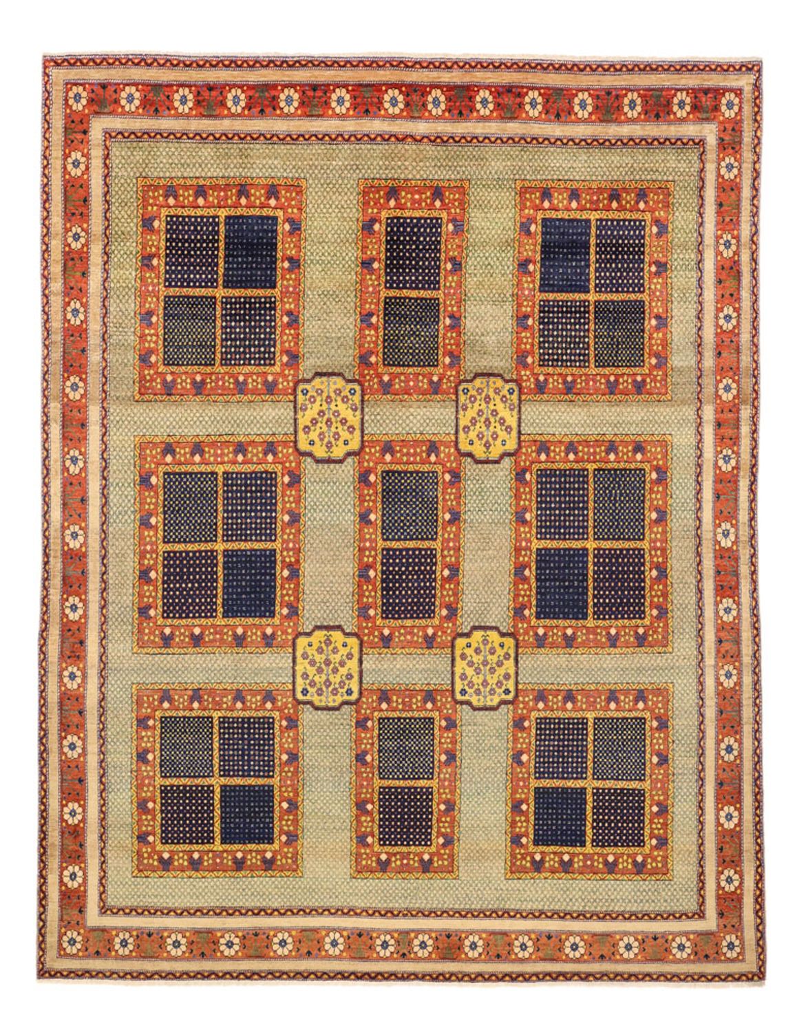 Gabbeh-matta - Loribaft Persian - 315 x 243 cm - flerfärgad